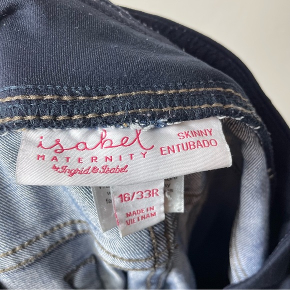 Isabel Maternity Jeans • Size 18/33R Stretch Plus Size - Picture 3 of 4